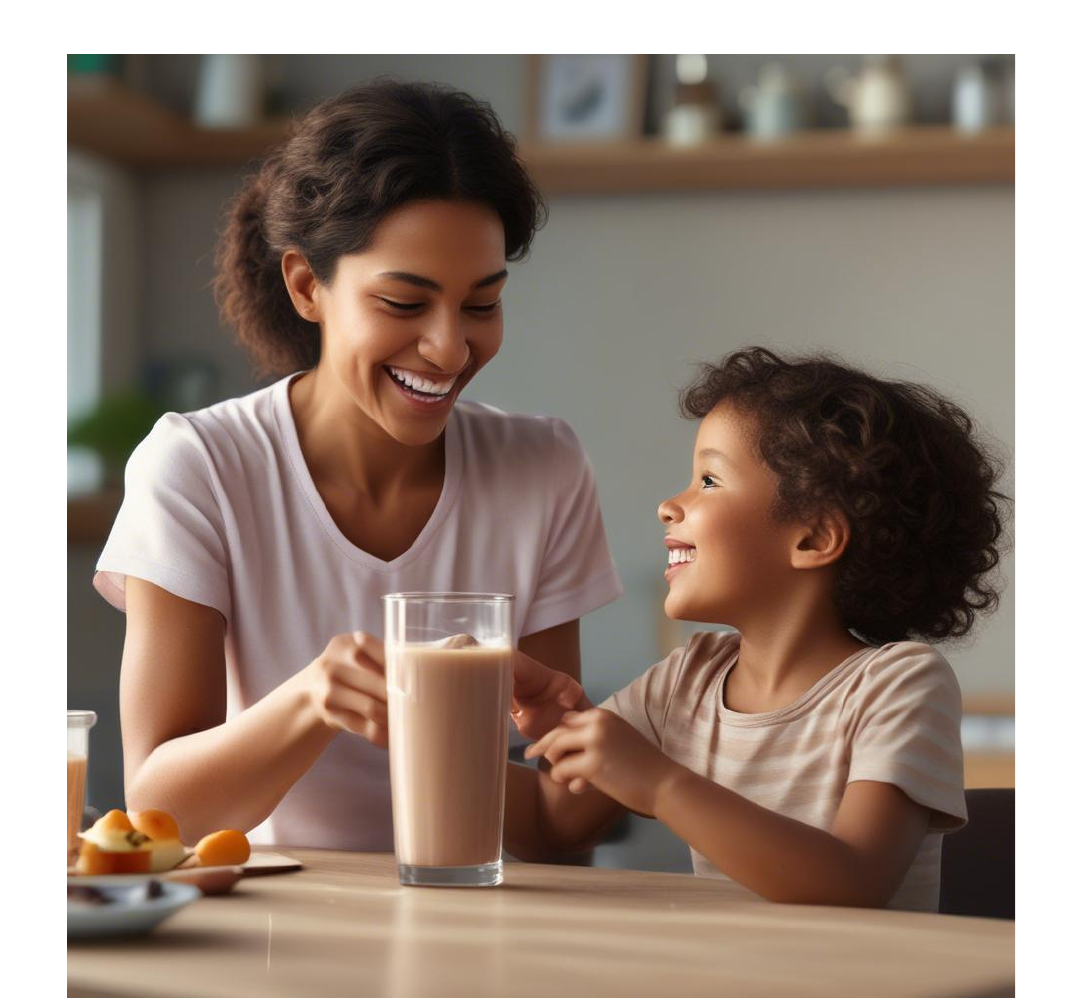 Mother and child enjoying MojoMoo